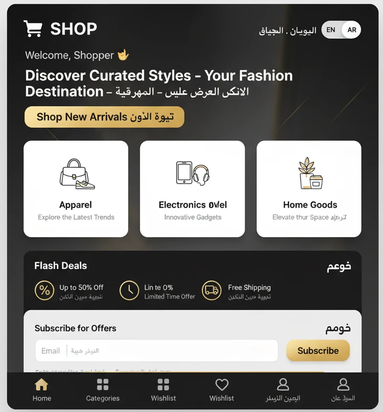 Fashion Brand UI