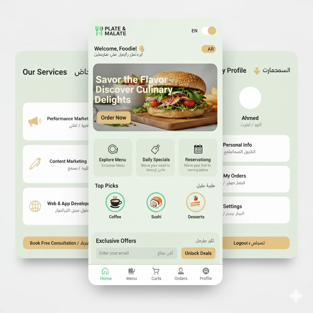 Food Delivery App UI